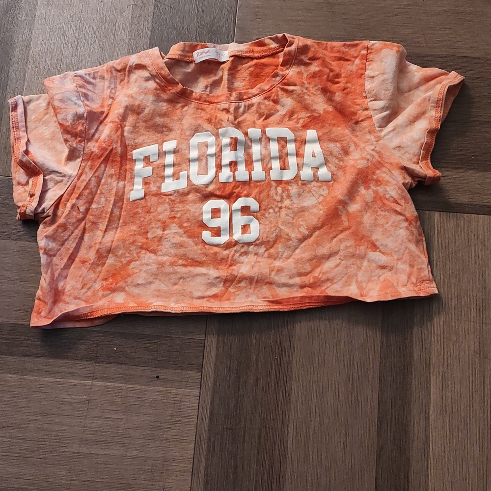 Orange Tie-Dye Womans Shirt - Florida 96